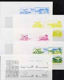 Booklet - Lesotho 1983 Fungi set of 4 in booklet pane x 5...