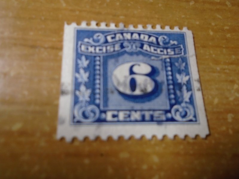 Canada Revenue stamp  van Dam  #  FX97  used