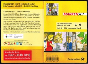 Germany 2014,Scott#B1088a MNH, Booklet-Hansel and Gretel