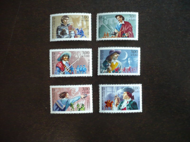 Stamps - France - Scott# B677-B682 - Mint Never Hinged Set of 6 Stamps