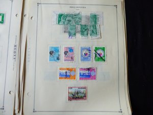 Philippines 1960-1973 Stamp Collection on Scott International Album Pages