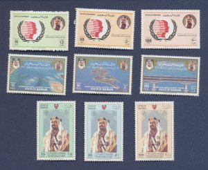 BAHRAIN - Scott 317 - MNH - Three sets - 1986