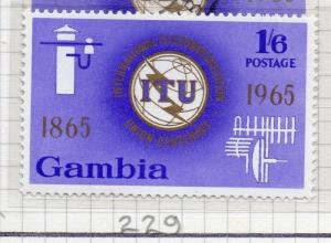 Gambia 1965 Early ITU Issue Fine Mint Hinged 1S.6d. 203899