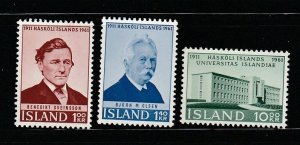 Iceland 342-344 Set MNH Various (A)