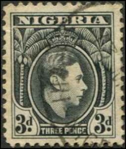 British Nigeria SC# 67 KGVI Niger 3d  SCV $3.50