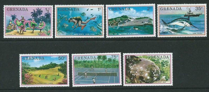 GRENADA SG769/75 1976 TOURISM MNH 