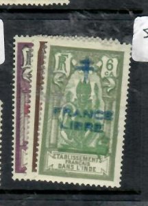 FRENCH INDIA SC 157-159     MNH     P0510H