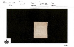 Bechuanaland, Postage Stamp, #11 Used, 1887 British (AB)