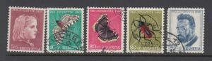 Swiss #B227-231 SemiPostals - NICE  (USED) cv$16.50