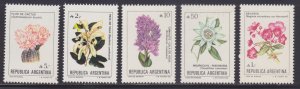 Argentina, 1987-89, Various Flora, MNH,++