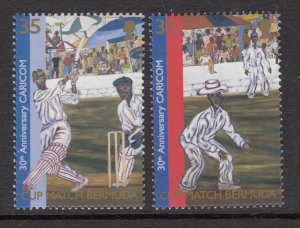 Bermuda 831-832 Cricket MNH VF