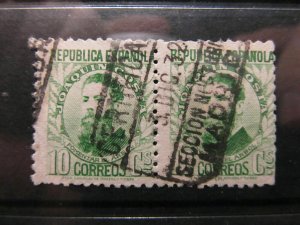 Spain Spain España Spain 1931-32 10c fine used stamp pair A4P16F675-