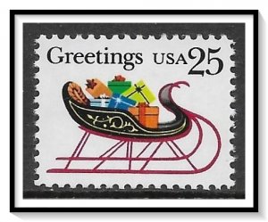 US #2428 Christmas Sleigh MNH