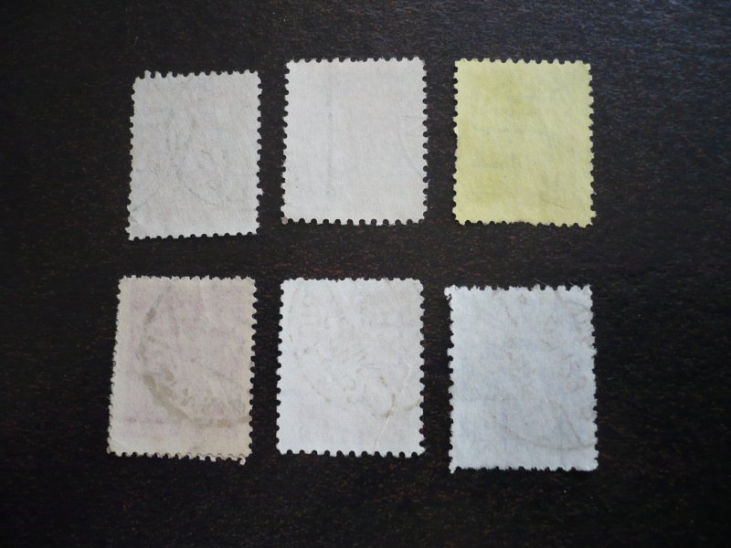 Stamps - Latvia - Scott# 136,141,144-146,148 - Used Part Set of 6 Stamps