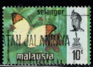 Malaysia - Selangor  #132 Butterfly Type - Used