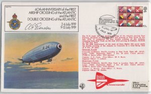 Great Britain 1979 Airship R34 Veteran Evenden Signed Concorde Flight Cover