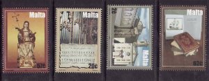 Malta-Sc#1181-4- id8-unused NH set-Works of Art-2004-
