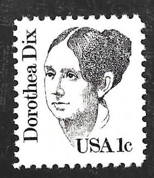 #1844D 1 cent Dorothea Dix mint OG NH VF