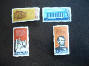 Stamps - Cuba - Scott# 952-955 - Mint Hinged Set of 4 Stamps