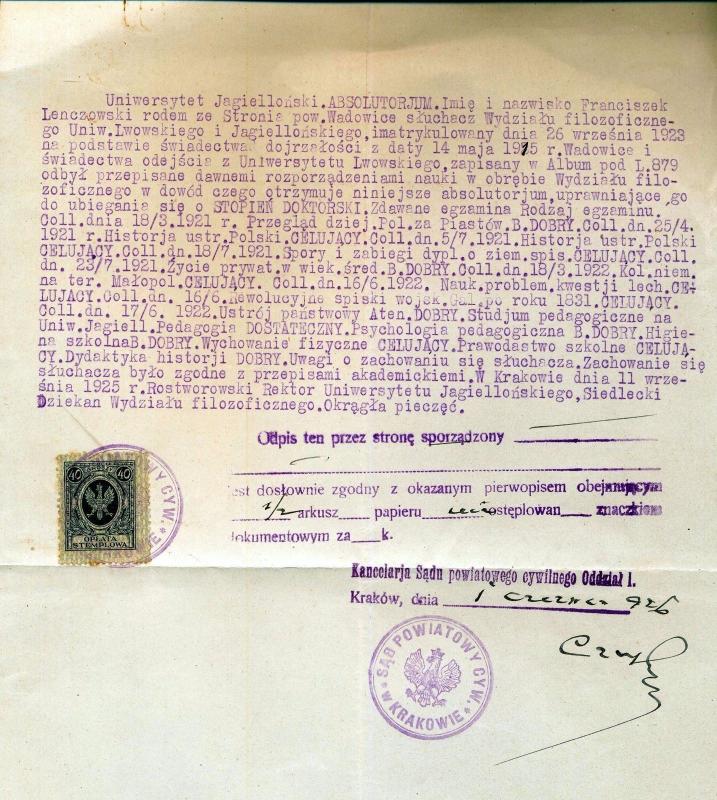 Poland Revenues Fiscals Oplata Skarowa Documents x 5 (OV2712