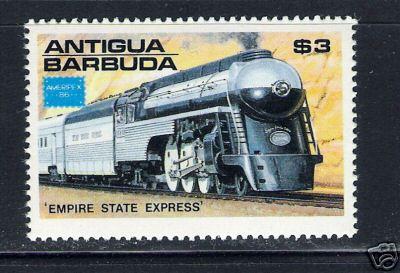 E481 ANTIGUA BARBUDA 937 MNH LOCOMOTIVE