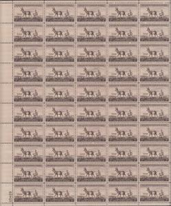 US #1078   Wildlife Conservation   Full sheet of 50  MNH