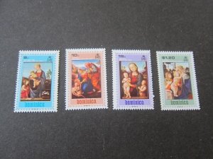 Dominica 1969 Sc 287-90 Christmas Religion set MNH