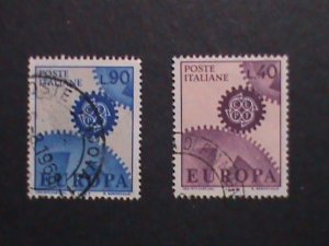 ITALIA-VERY OLD EUROPA USED STAMPS SET  VERY FINE WE SHIP TO WORLD WIDE