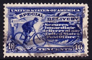 Scott E6, VF Used, 10c Special Delivery DL Wmk, Trivial Flts