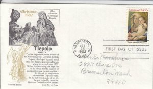 1982, Tiepolo, Aristocrat Cachet, FDC (E7512)