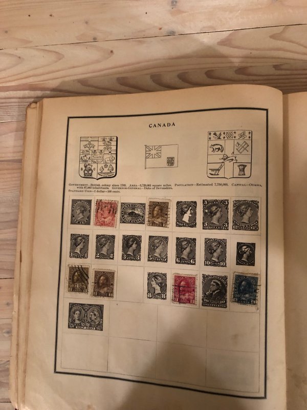 Modern Stamp Album Circa 1921