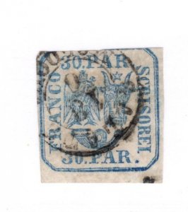 Romania #18 Used - Stamp CAT VALUE $65.00