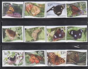 Niuafo'ou (Tonga) 275-86 Butterflies Mint NH