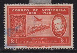 Venezuela 742 Centenary of Venezuelan Postage Stamps 1959