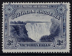 S. Rhodesia 3d blue falls, MH, sg 30/Sc 32, CV £15     ($19)        (aa993