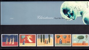 Great Britain 1996 Christmas Complete MNH Set in Presentation Pack SC 1708-1712