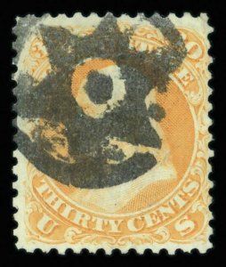U.S Scott 71 used Fancy cancel