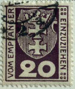AlexStamps DANZIG #J2 VF Used 