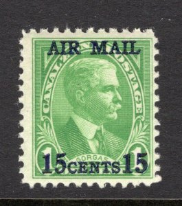 Canal Zone 1931 15¢ on 1¢ Type II Air-OG MNH-SC# C2  Cats $120.00  (ref# 204097)