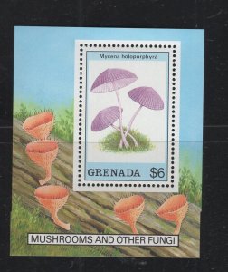 Grenada #1752  (1989 Mushroom sheet) VFMNH CV $7.50