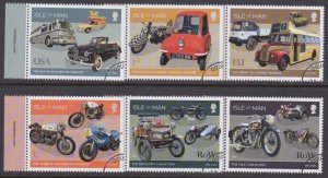 ISLE OF MAN 2021 Transport Museum set fine used.............................W745