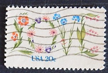 USA, Flowers, (№1553-Т)