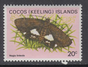 Cocos Keeling Islands 91 Butterfly MNH VF