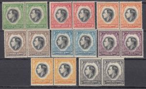 South West Africa - 1937 KGVI Coronation Sc# 125/132 - MH (948)