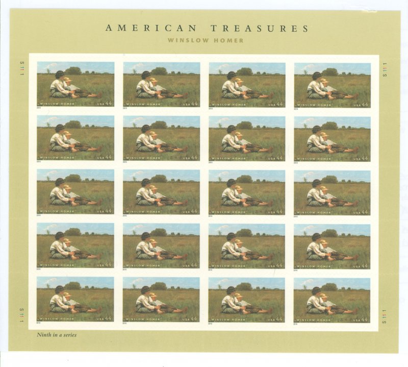 United States #4473 Mint (NH) Souvenir Sheet (Art)