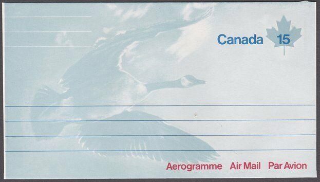 CANADA 15c aerogramme - Bird - Goose - unused..............................54136