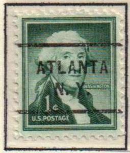 U.S. Precancel - New York, Atlanta