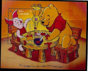 1996    TURKS & CAICOS  -  SG.  MS 1434A    CHRISTMAS, WINNIE THE POOH  -  MNH