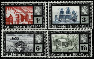 ST HELENA  1967 ARRIVALS OF SETTKERS AFTER GREAT FIRE OF LONDON MNH