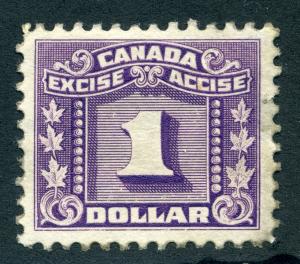 van Dam FX82 - $1 Purple Three Leaf Excise - MLH - Some gum missing